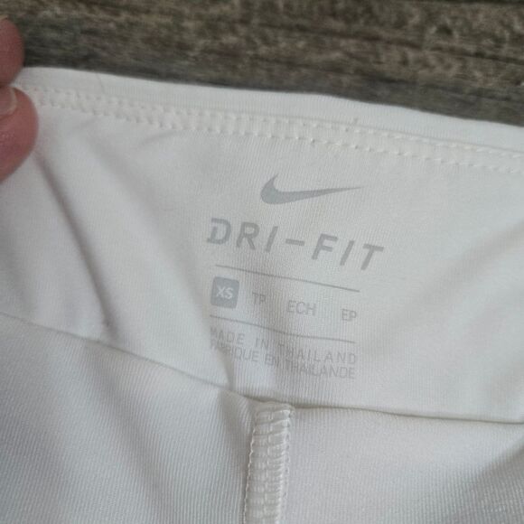 Nike Dri-fit Skort Pickleball Tennis Racket Sports White 3 Pockets Shorts Xs - Picture 6 of 12